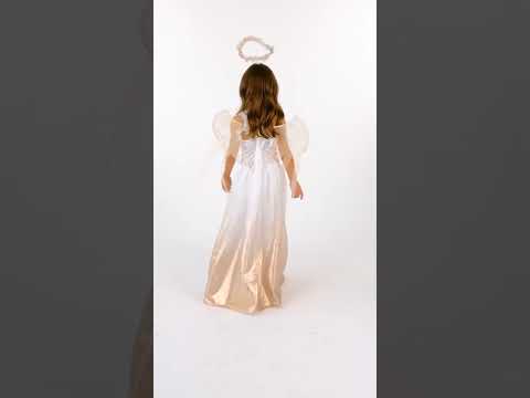 Déguisement ange rose gold fille