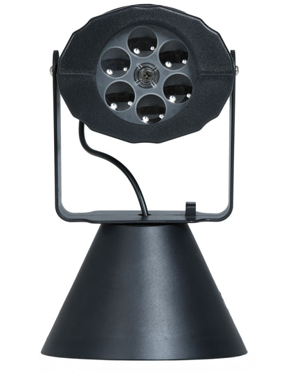 Vue de face du Projecteur led avec base Halloween pour fête