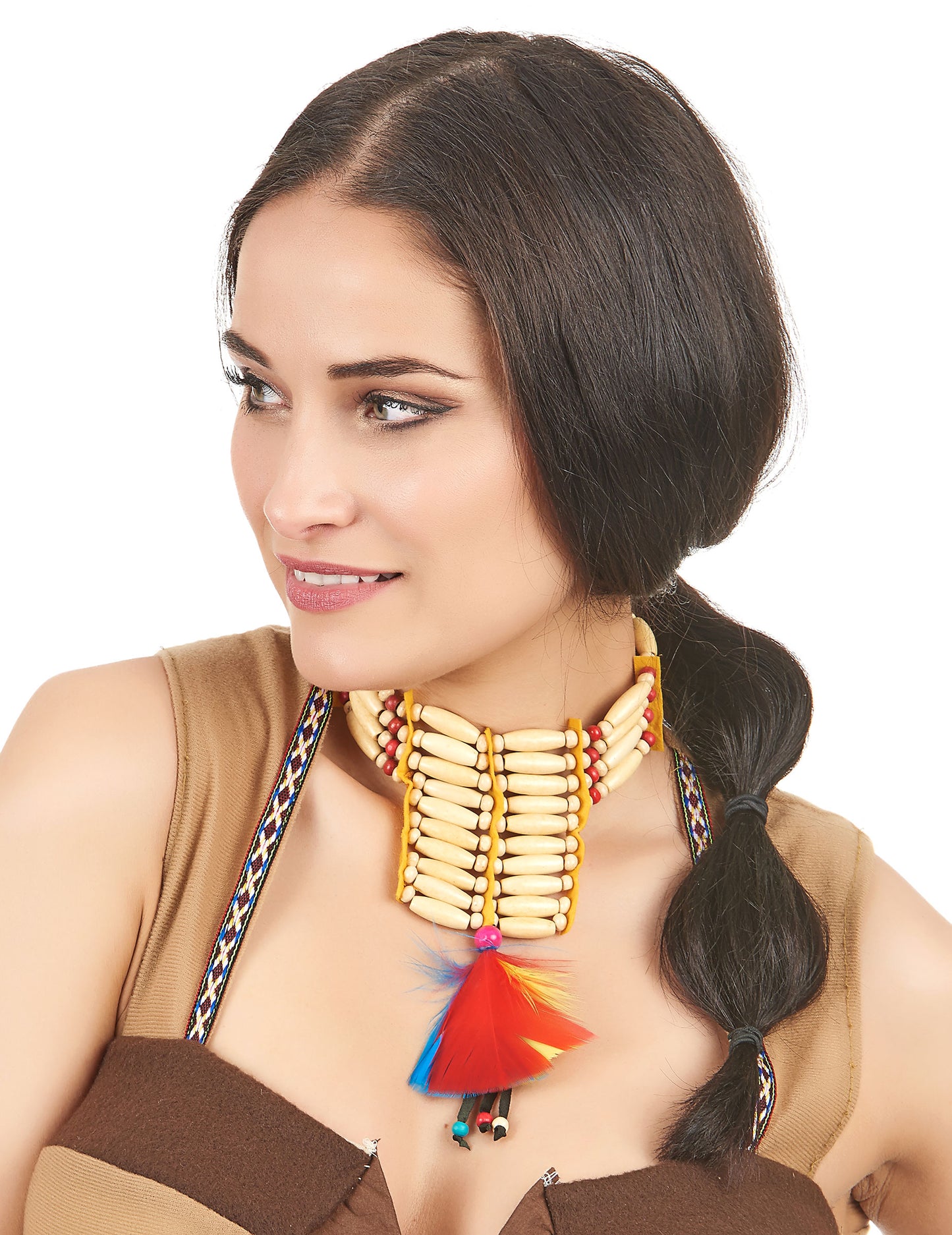 Ženski pernati indijski vrat