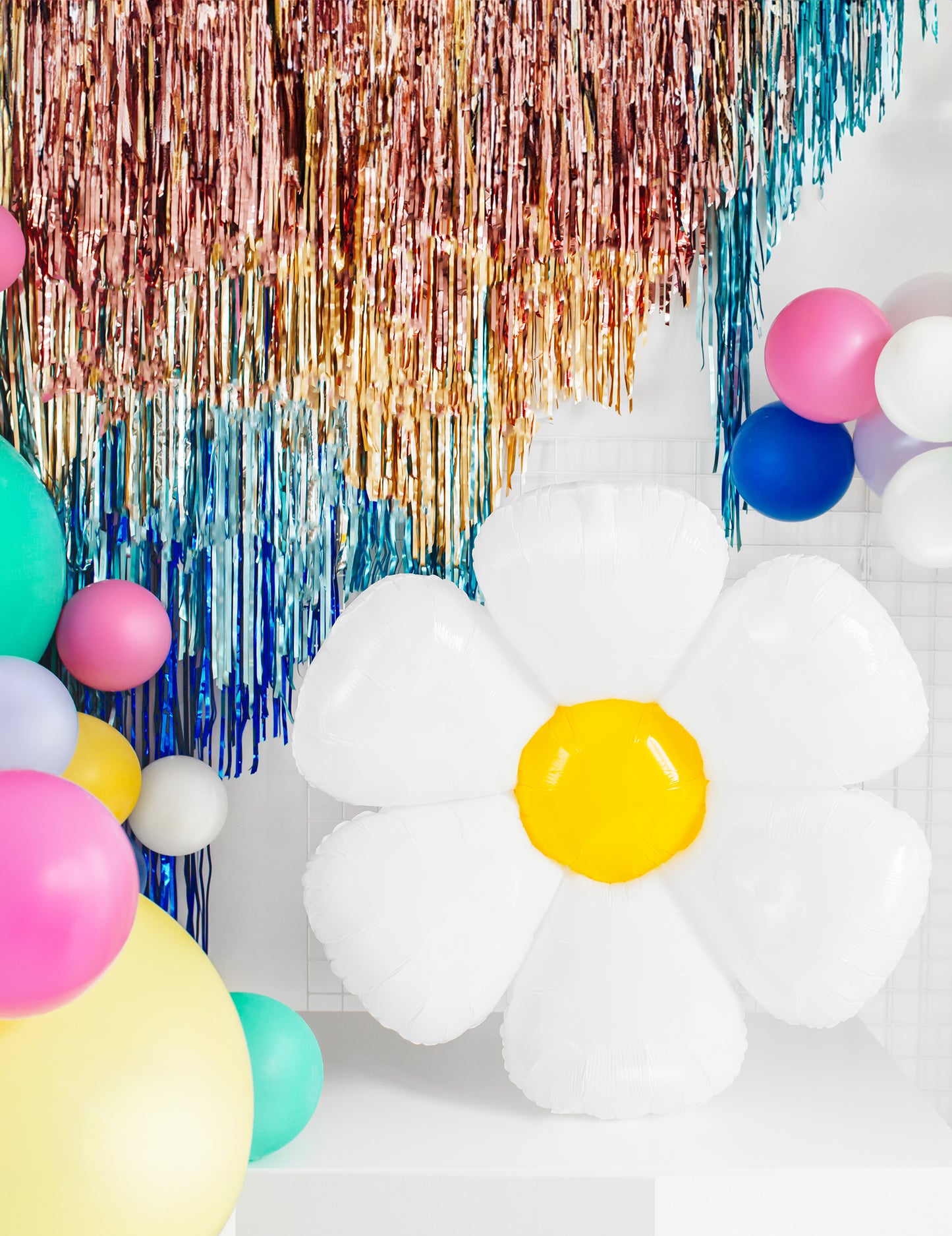 Rideau de fils bleu nuit métallisé 90 x 250 cm