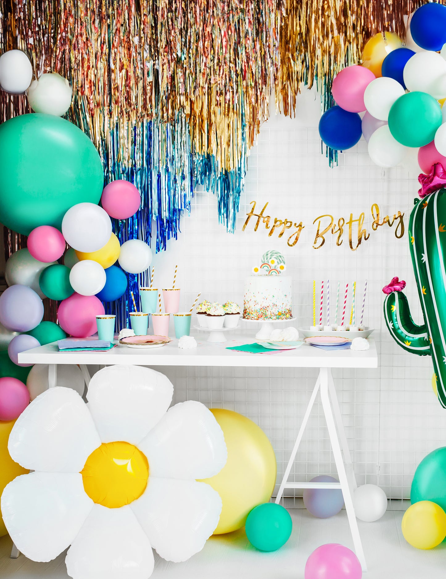 Rideau de fils bleu nuit métallisé 90 x 250 cm