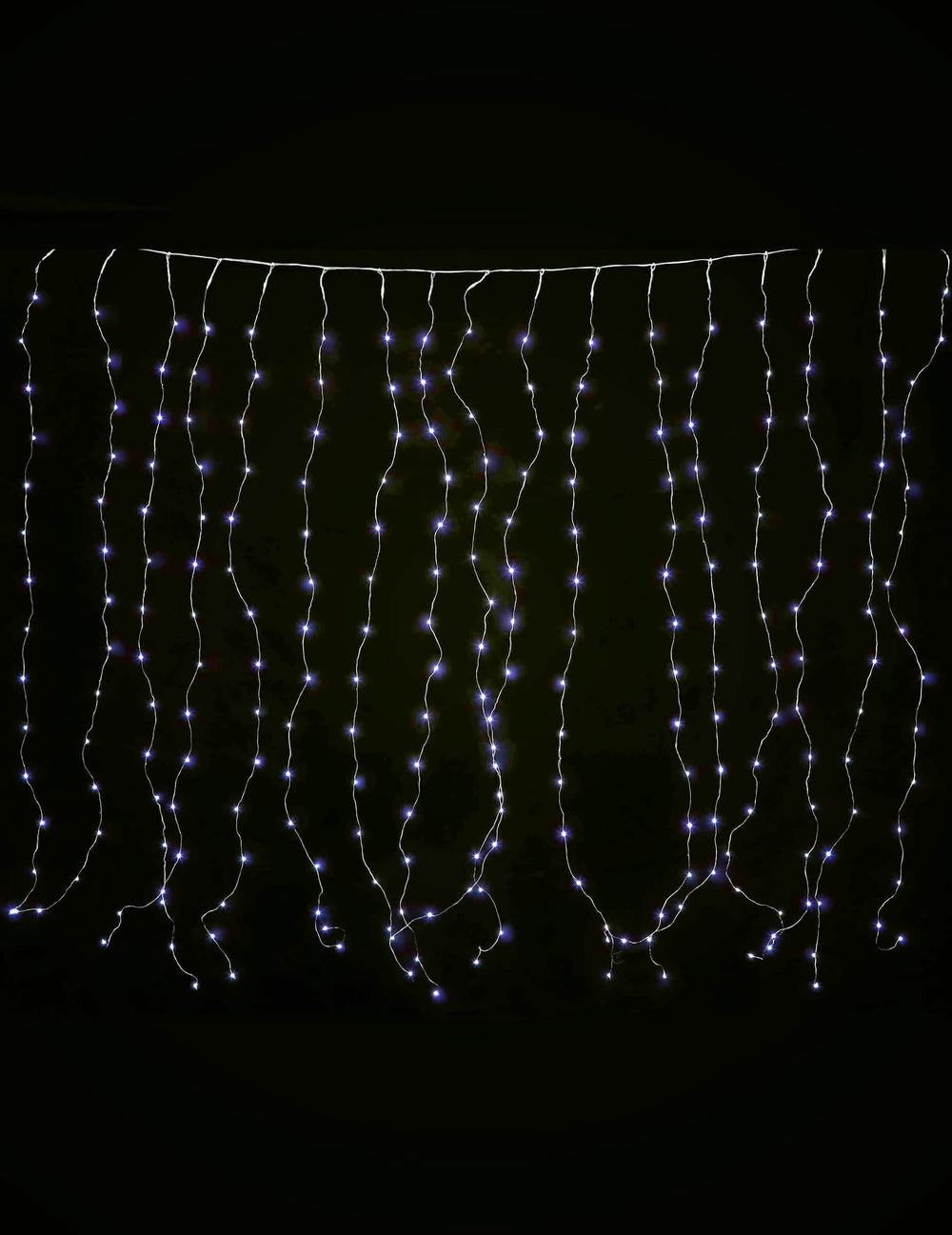Zavjesa s hladnim bijelim svjetlom za dekoraciju 90 LED 8 načina rada