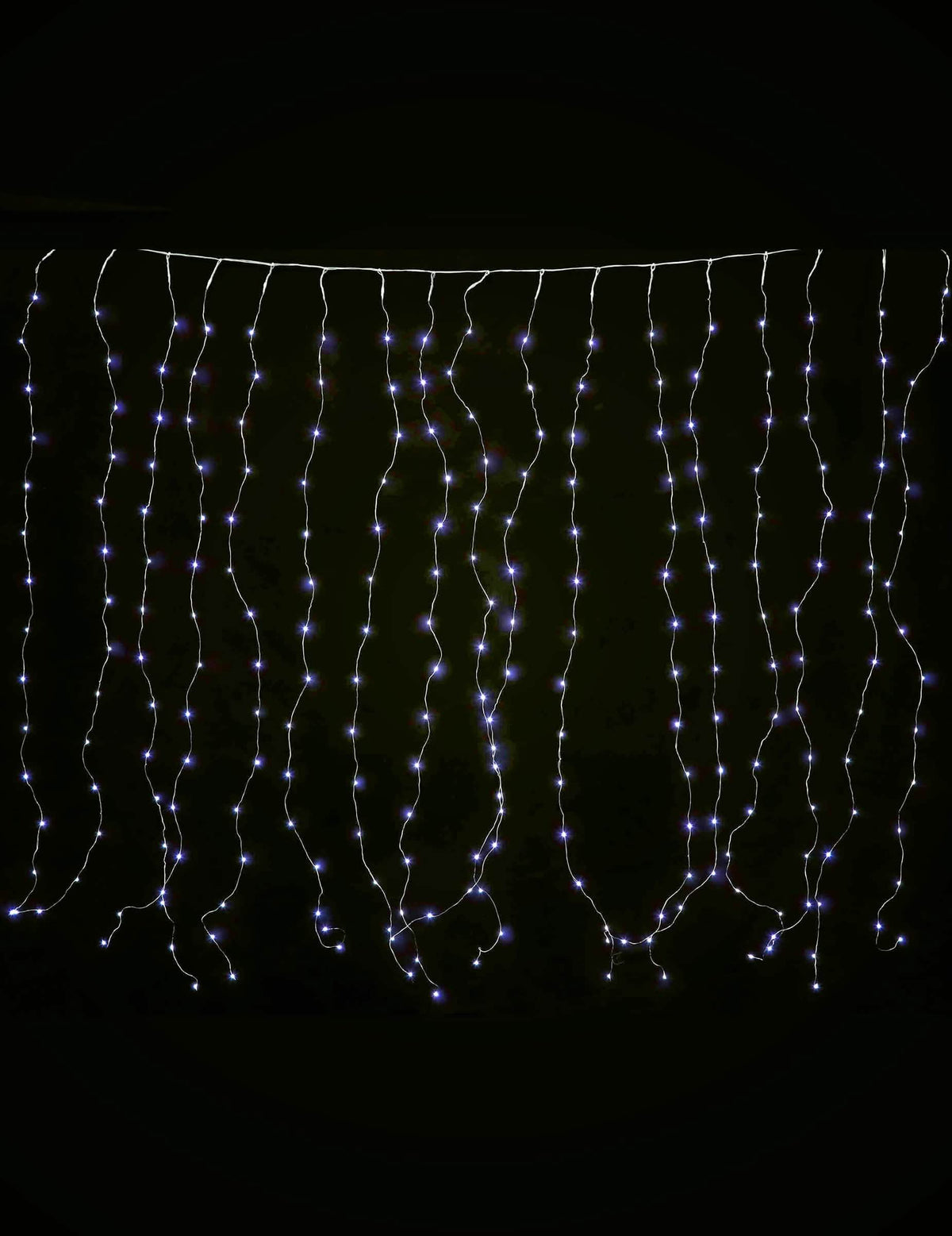Zavjesa s hladnim bijelim svjetlom za dekoraciju 90 LED 8 načina rada