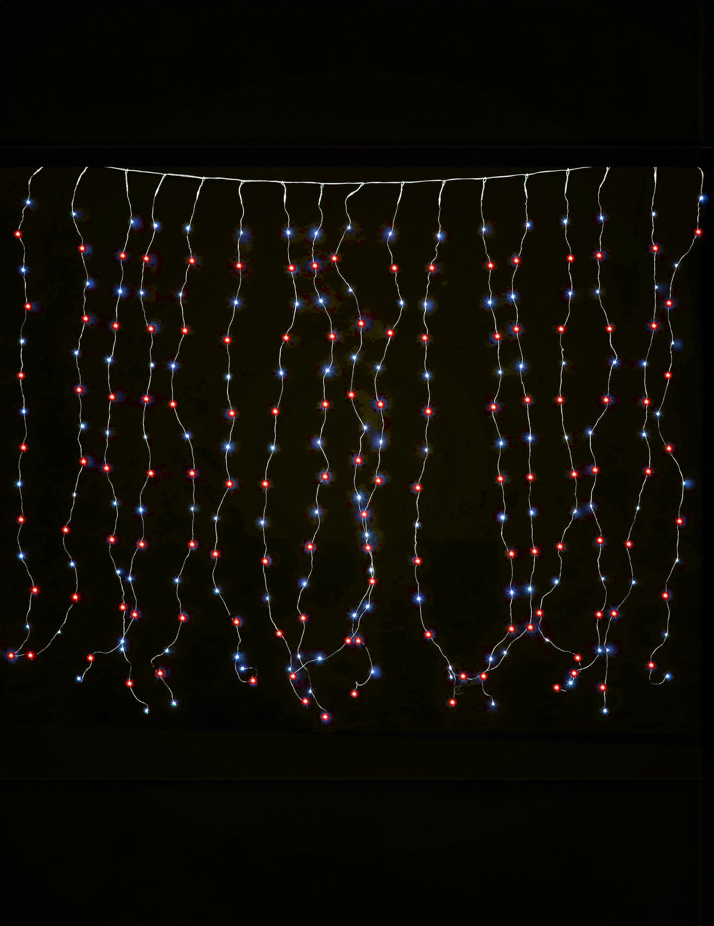 Višebojna svjetla zavjesa 1,7 x 0,5 m 90 LED