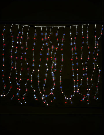 Višebojna svjetla zavjesa 1,7 x 0,5 m 90 LED