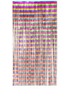 Rideau scintillant arc-en-ciel multicolore iridescent