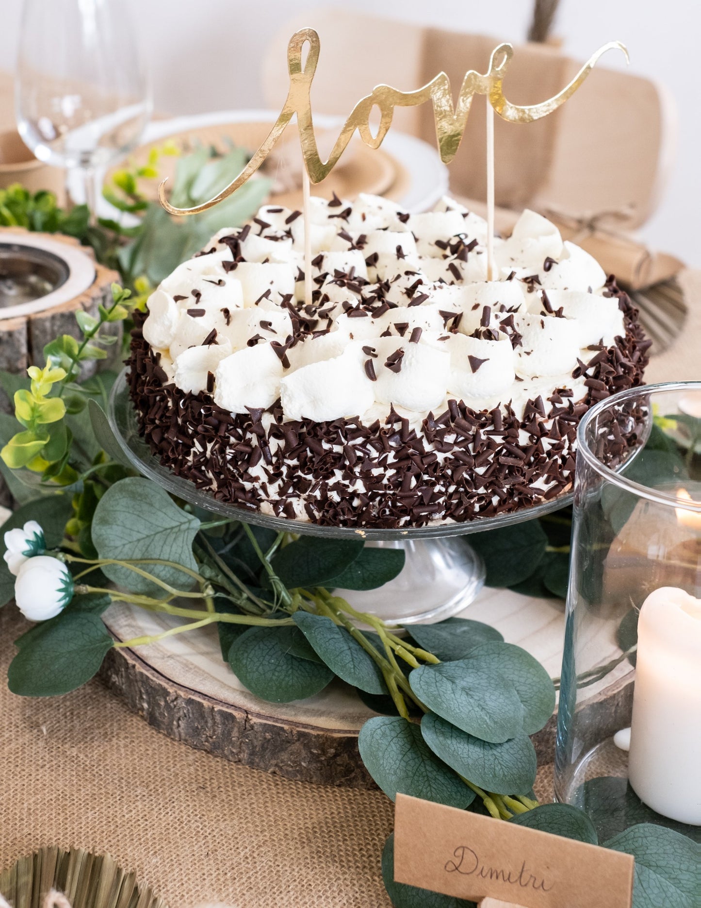 Prirodni drveni trupac 28 do 33 cm za središnji ukras