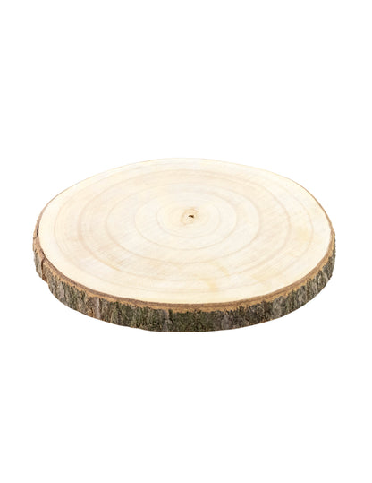 Rondin de bois naturel pour décoration de mariage