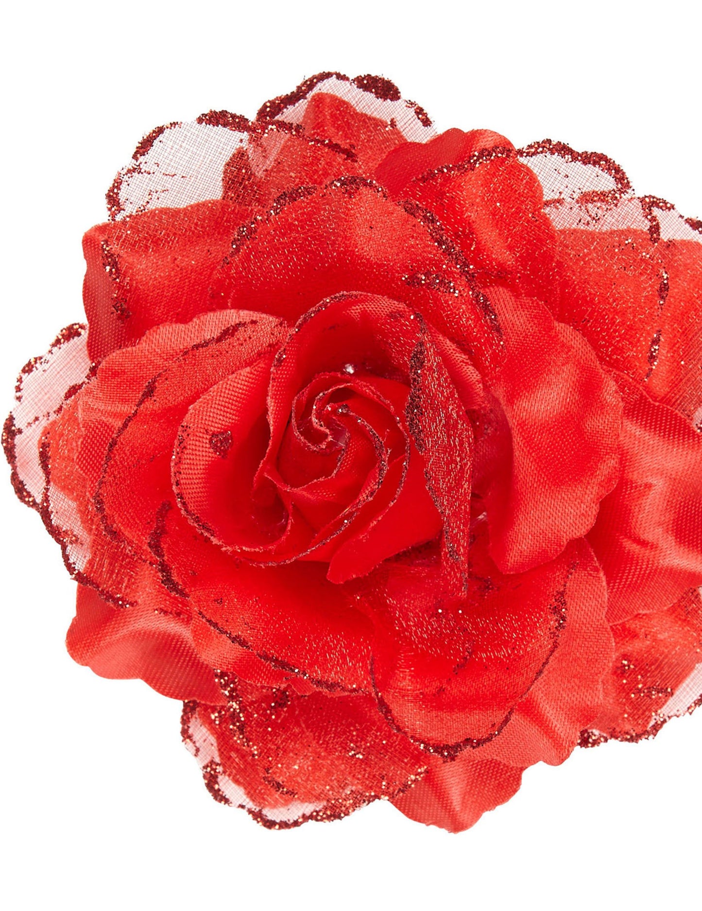 Crvena ruža za žensku kosu