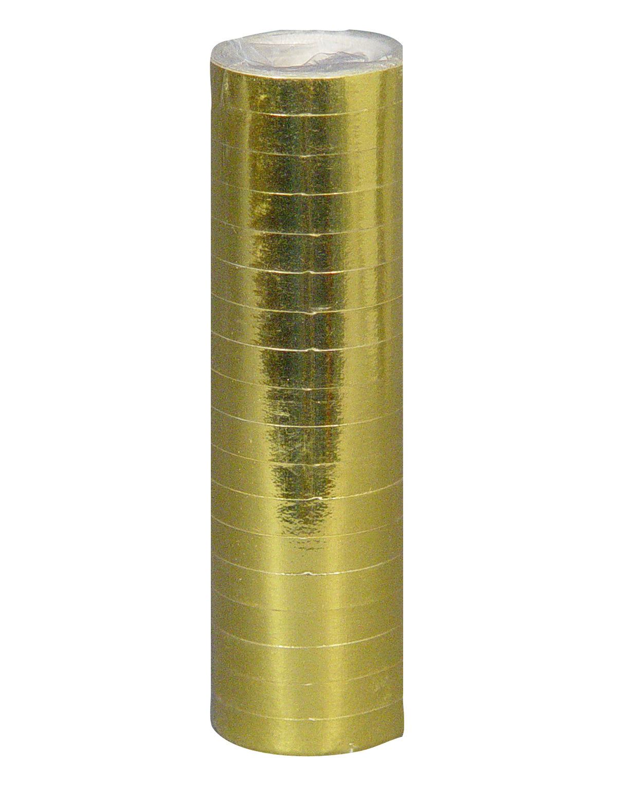 Rouleau de serpentins or pour fête or métallisé