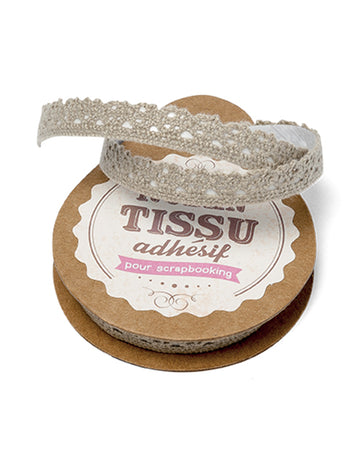 Taupe čipkana ljepljiva traka 2 metra