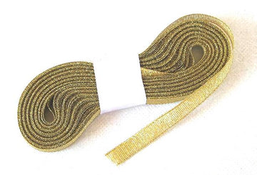 Zlatni metalni izgled vrpca 6 mm x 10 m