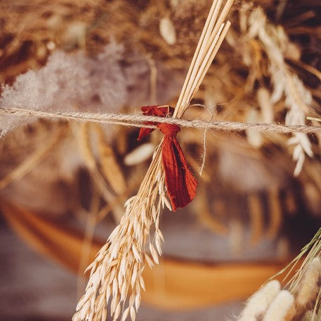 Traka od terakota pamučne gaze 4.5 cm x 3 m boemski ukras