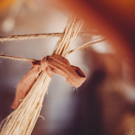 Traka od pamučne gaze boje stare ruže 4.5 cm x 3 m, boemski stil