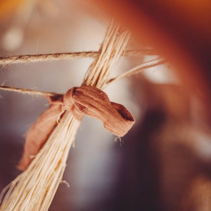 Traka od pamučne gaze boje stare ruže 4.5 cm x 3 m, boemski stil