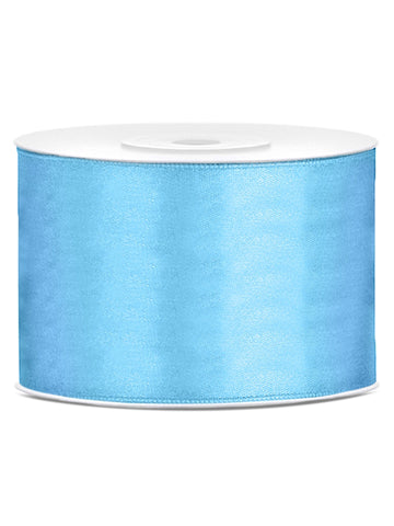 Plava satenska vrpca 5 cm x 25 m