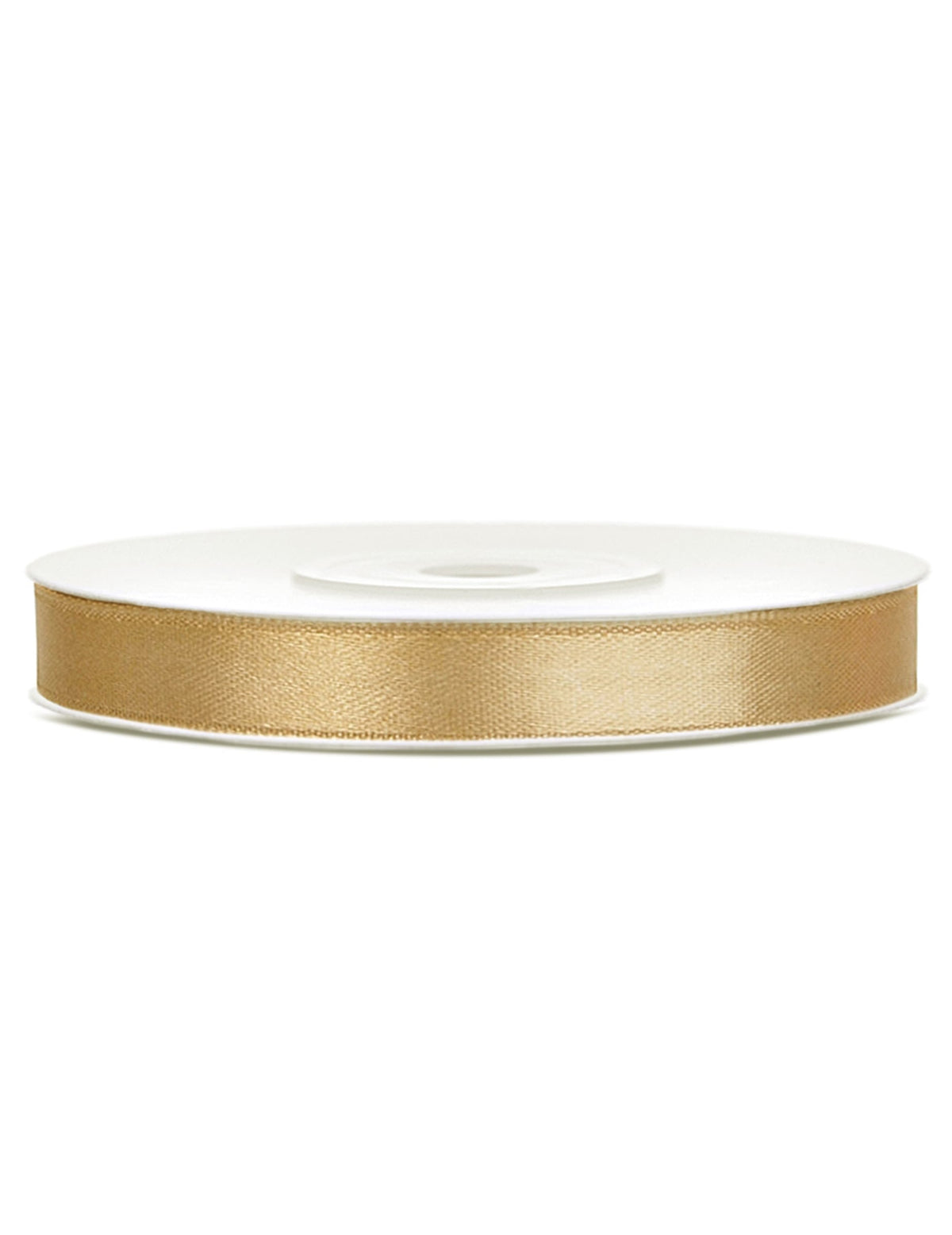 Ruban satin pour fête doré ocre