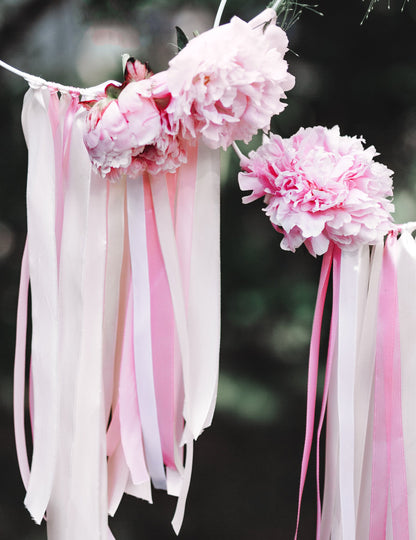 Ružičasta satenska vrpca 0,6 cm x 25m