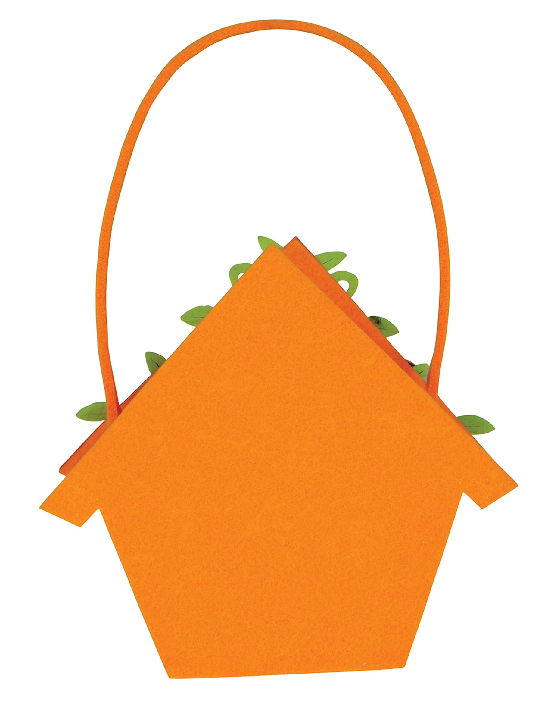 Vue de dos du sac à bonbons maison d'Halloween