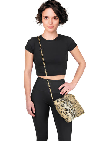 Torba za rame od leoparda