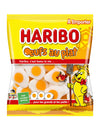 Sachet de bonbons Haribo Oeufs au plat pour enfants et adultes sachet jaune