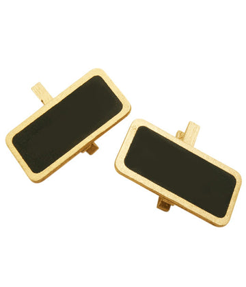 Ruksak od 6 mini škriljevca na 4 x 2 cm zlatni metalni efekt efekta kliješta