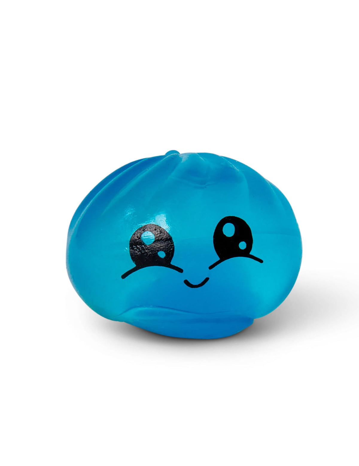 Coloris bleu de la balle anti stress Scrunchems Bao