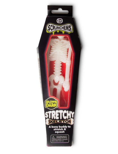 Scrunchems rastezljiva igračka kostur koja svijetli u mraku