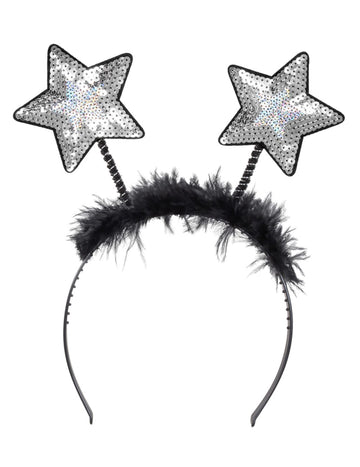 Traka za glavu za odrasle srebrne zvijezde