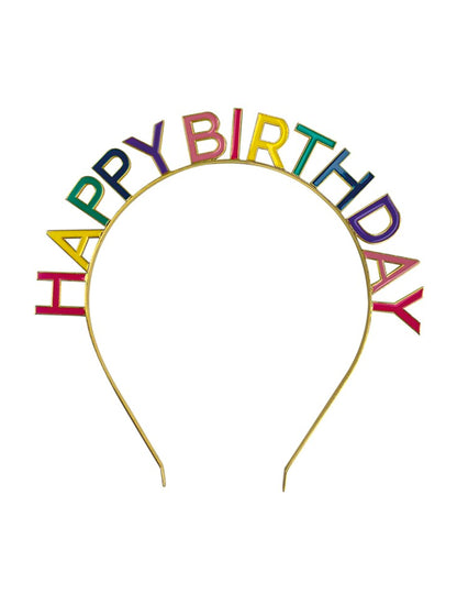 Traka za glavu za odrasle u više boja za sretan rođendan