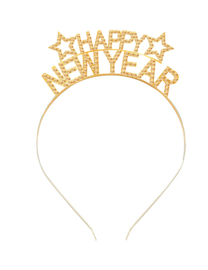 Traka za glavu s cirkonima za odrasle Sretna Nova godina