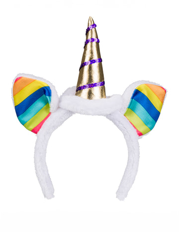 Jednorog traka za glavu s odraslim raznobojnim ušima