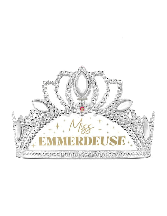 Detalj dijadema seta dodaci miss emmerdeuse šal i dijadema