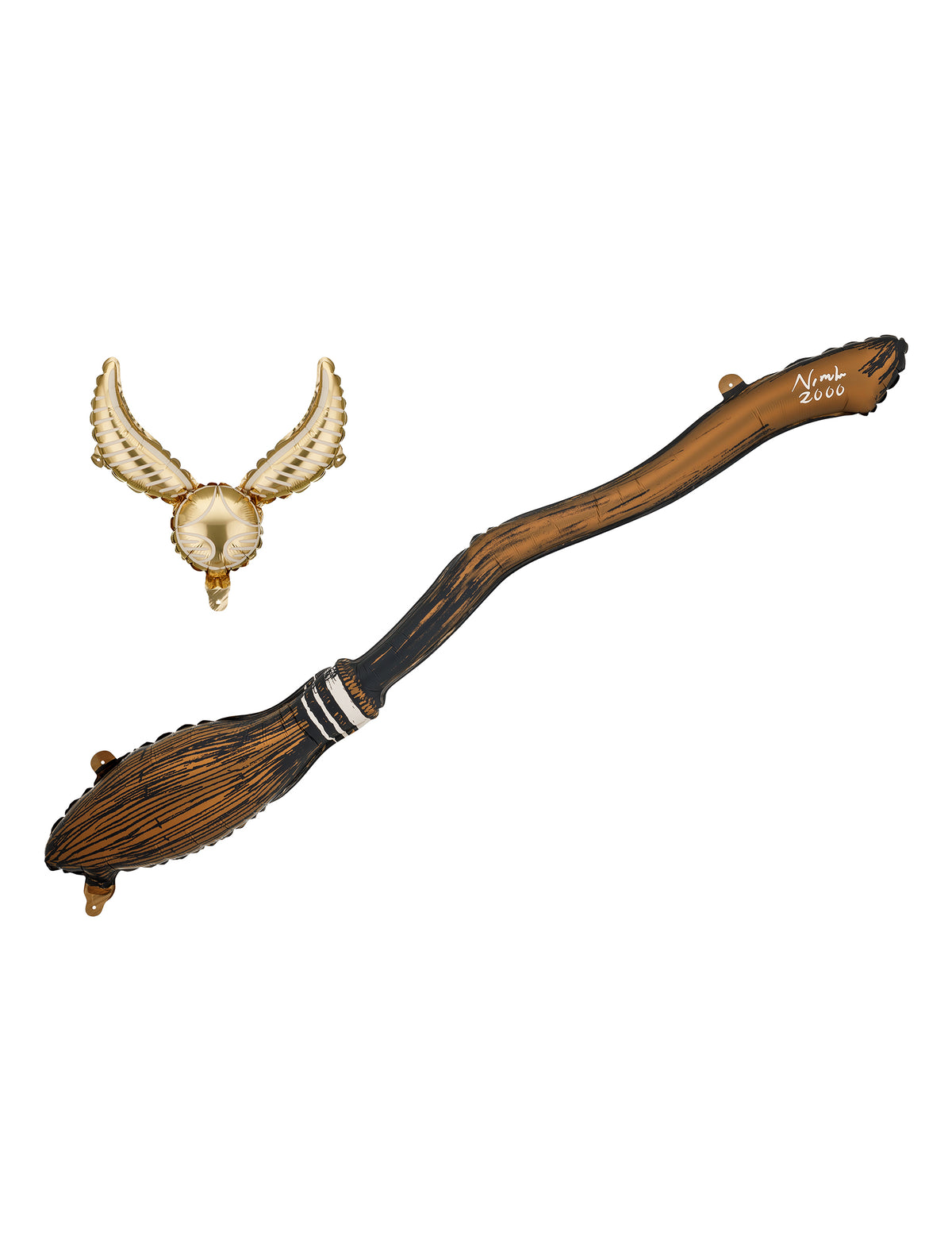 Set od 2 folija balona Harry Potter™ Metla i Zlatna zvrčka