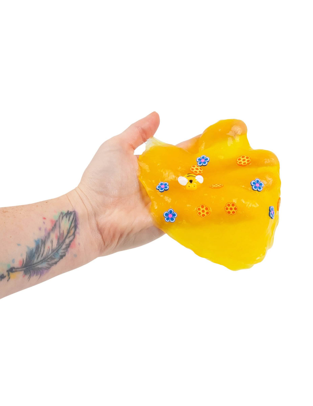 Medni slime s pčelom