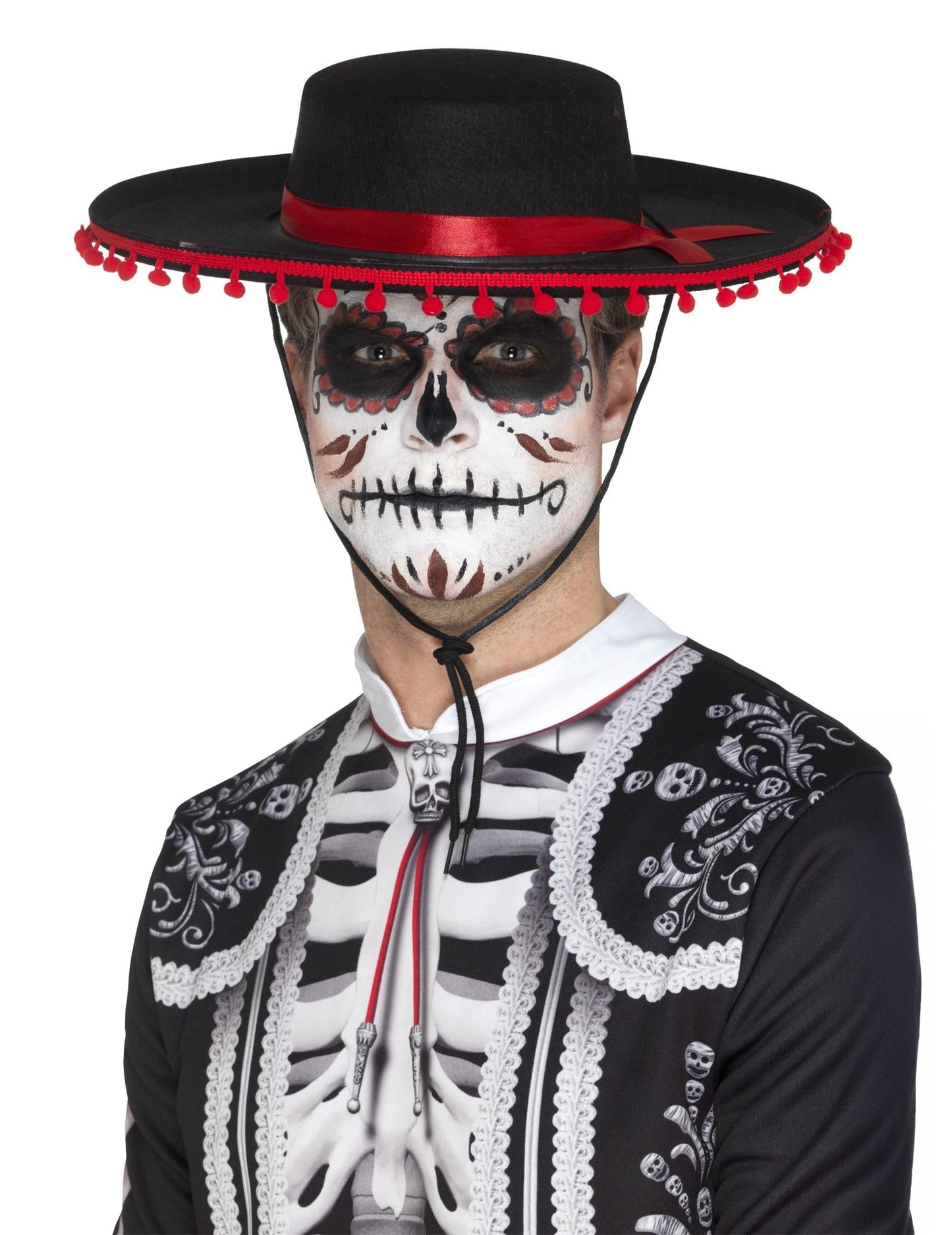 Sombrero Dia de los Muertos odrasla osoba