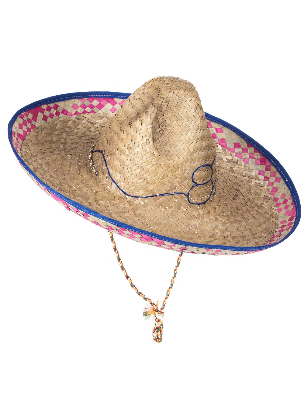 Vue de dessous du sombrero mexicain en paille