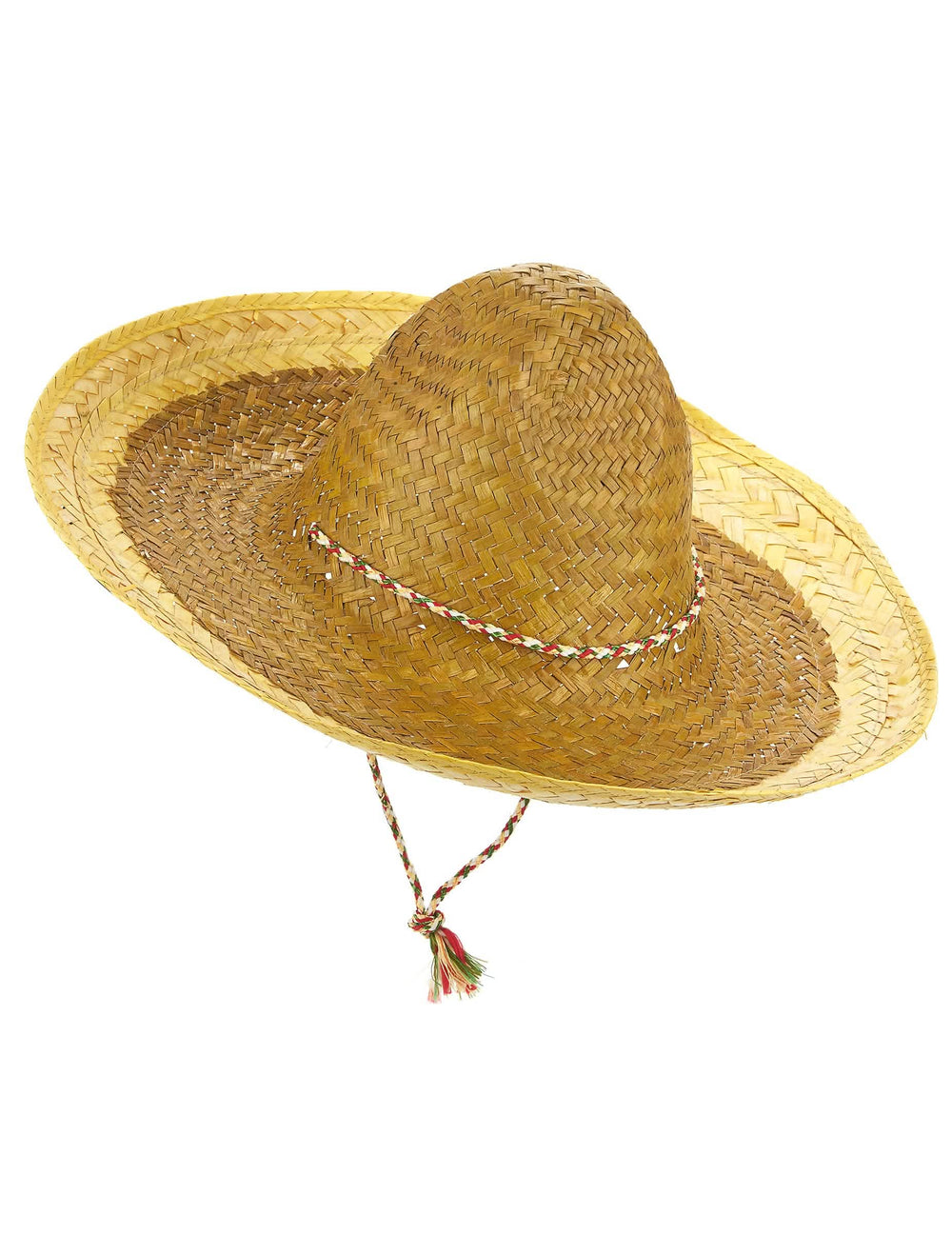 Pogled sa strane na žuti meksički sombrero za odrasle