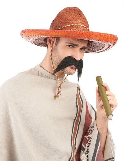 Sombrero mexicain pour adulte orange