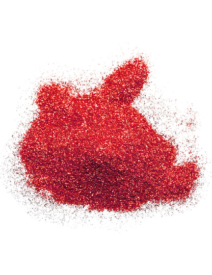 Détail de la texture des paillettes du spray à paillettes pour le corps pour femme