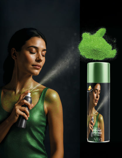 Glitter karoserijski sprej zeleno 75 ml