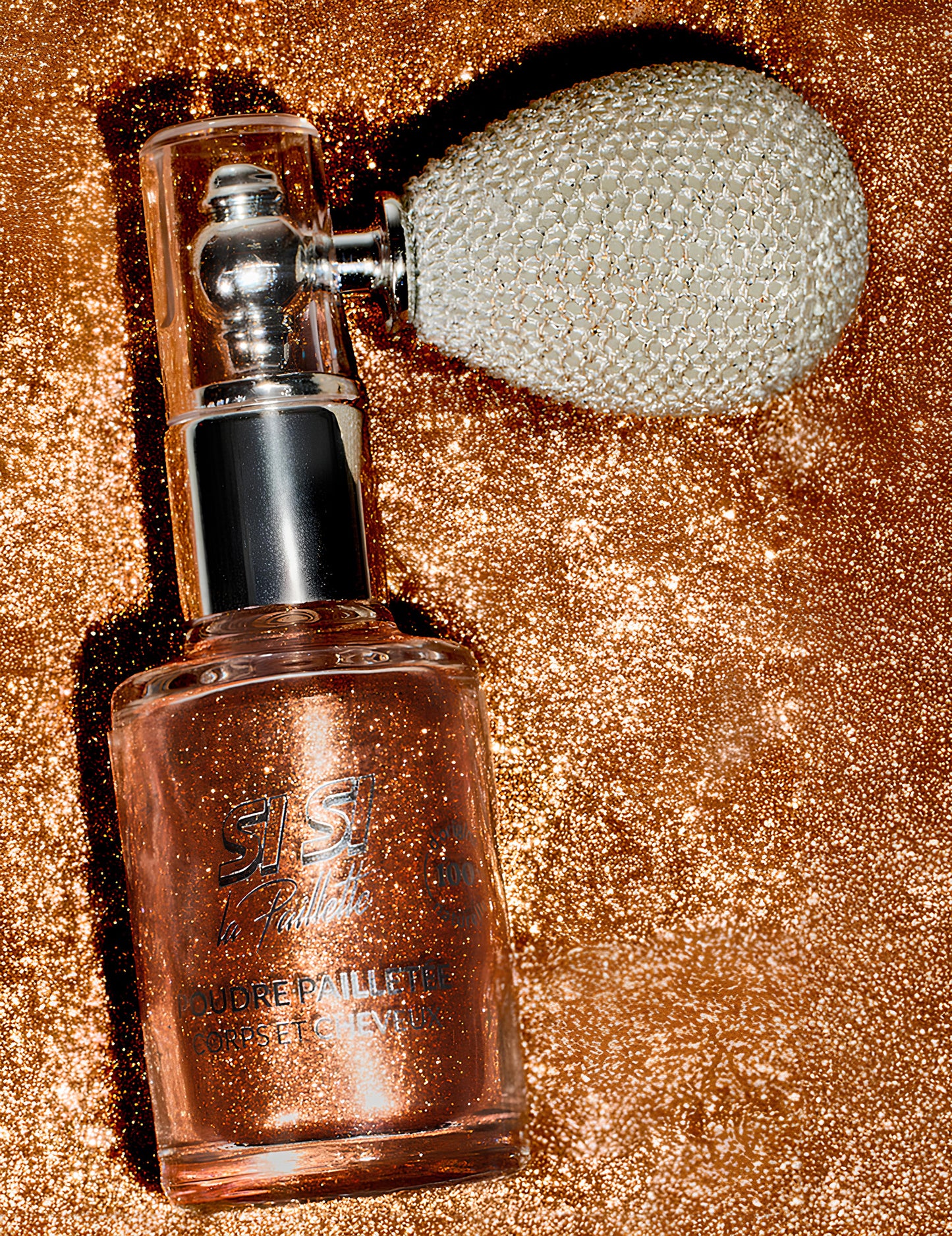 Zlatni šljokičasti sprej u prahu Si si la paillette 15 ml 