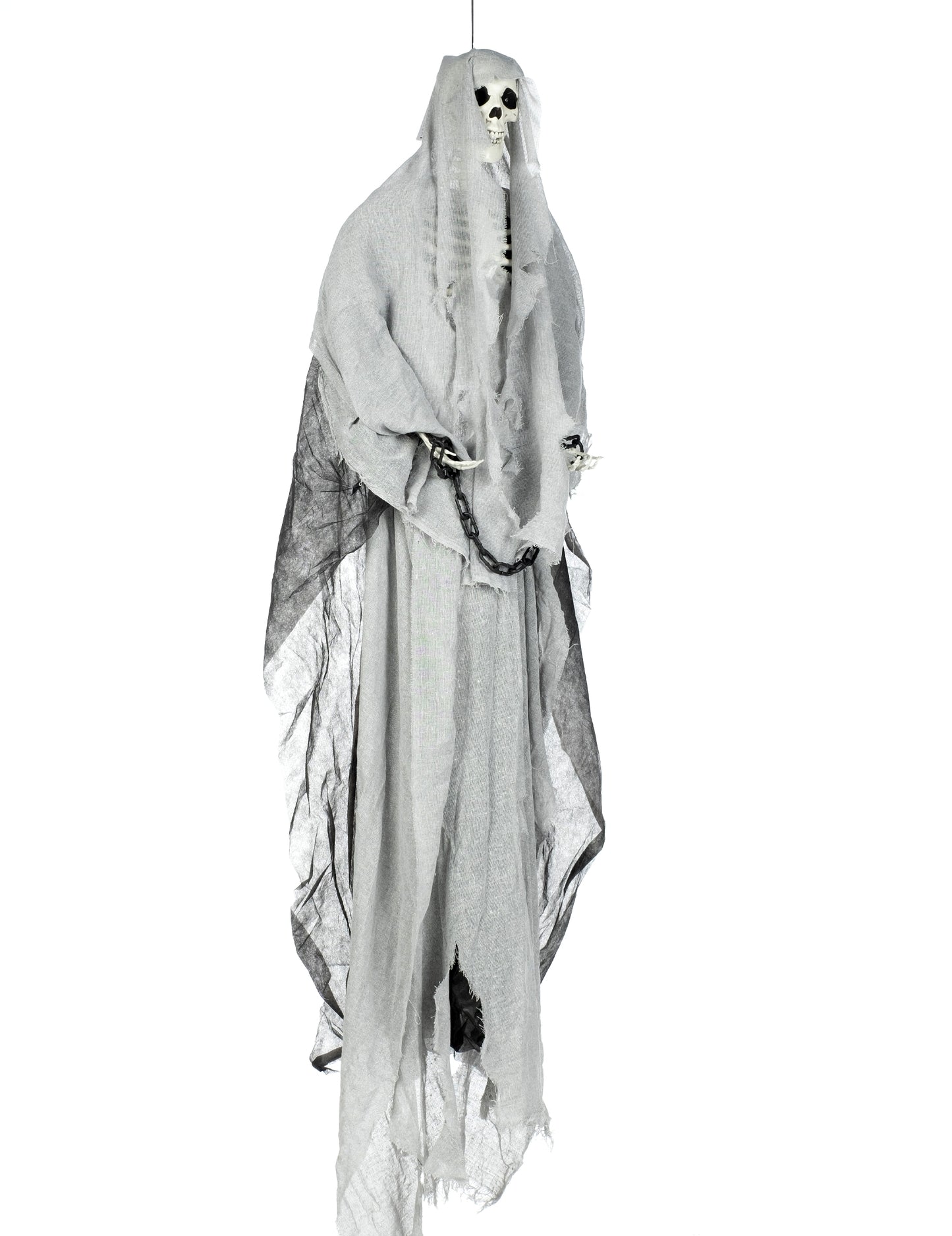 Halloween sivi viseći kostur 180 cm