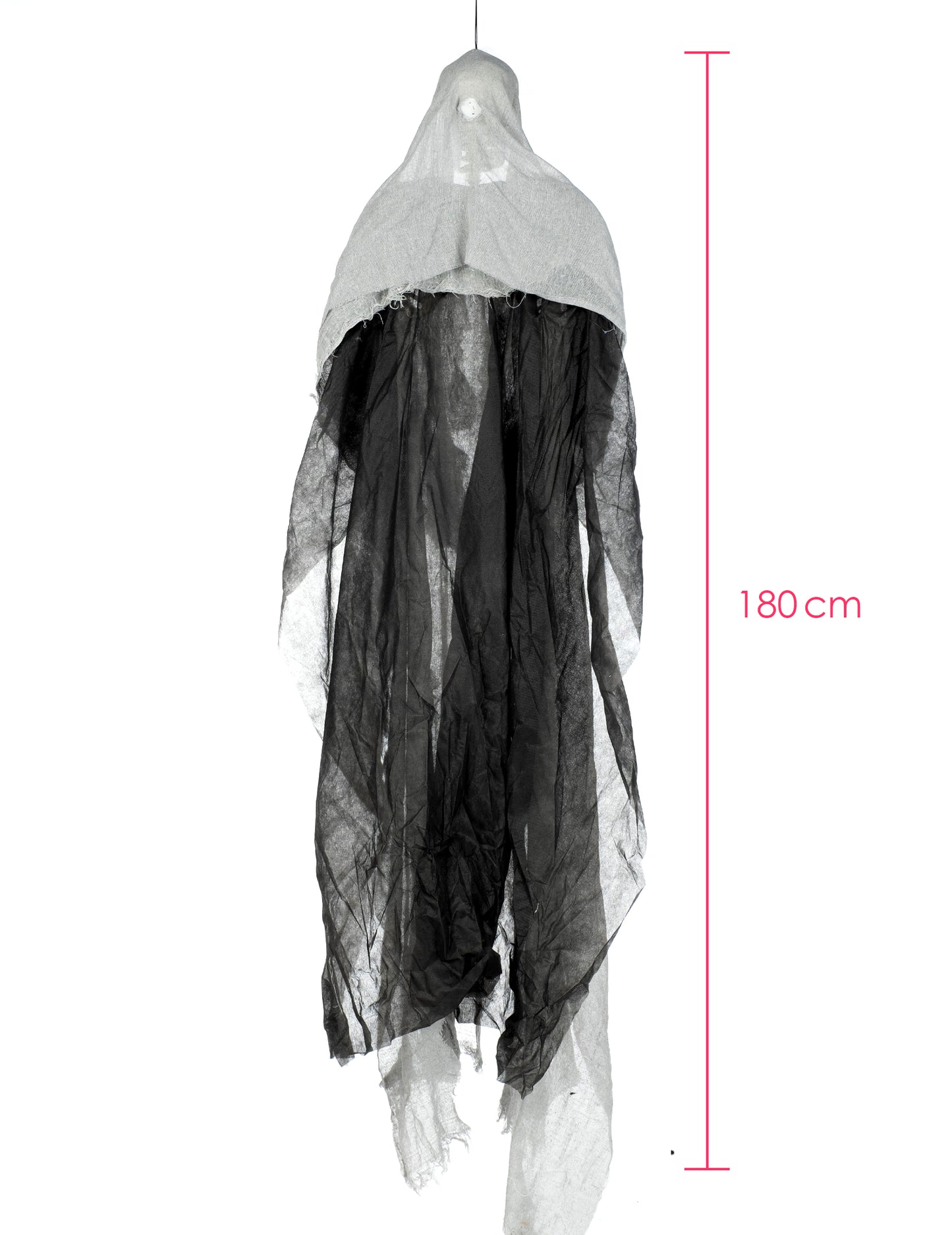 Halloween sivi viseći kostur 180 cm