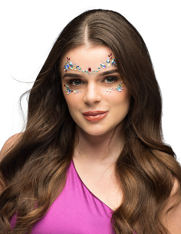 Odrasli iridescentni i ružičasti ljepljivi rhinestones