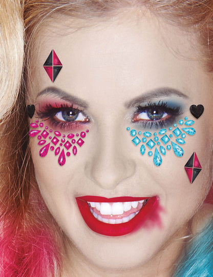 Rhinestone ljepila za lice opasne djevojke