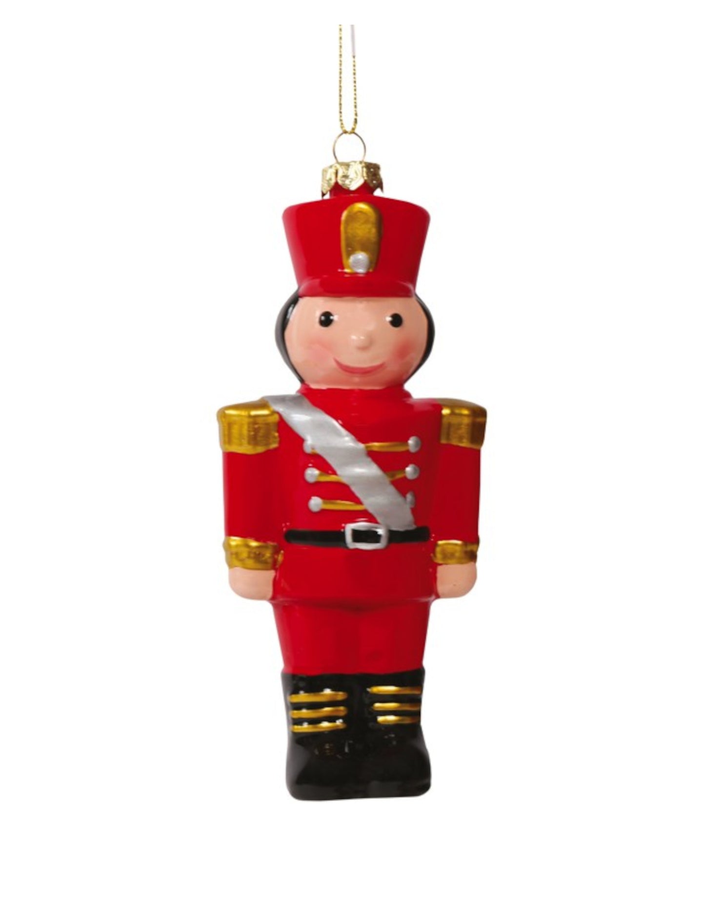 viseći ukras od crvenog krckalica za orašare 14 cm Ukrašavanje božićnog drvca