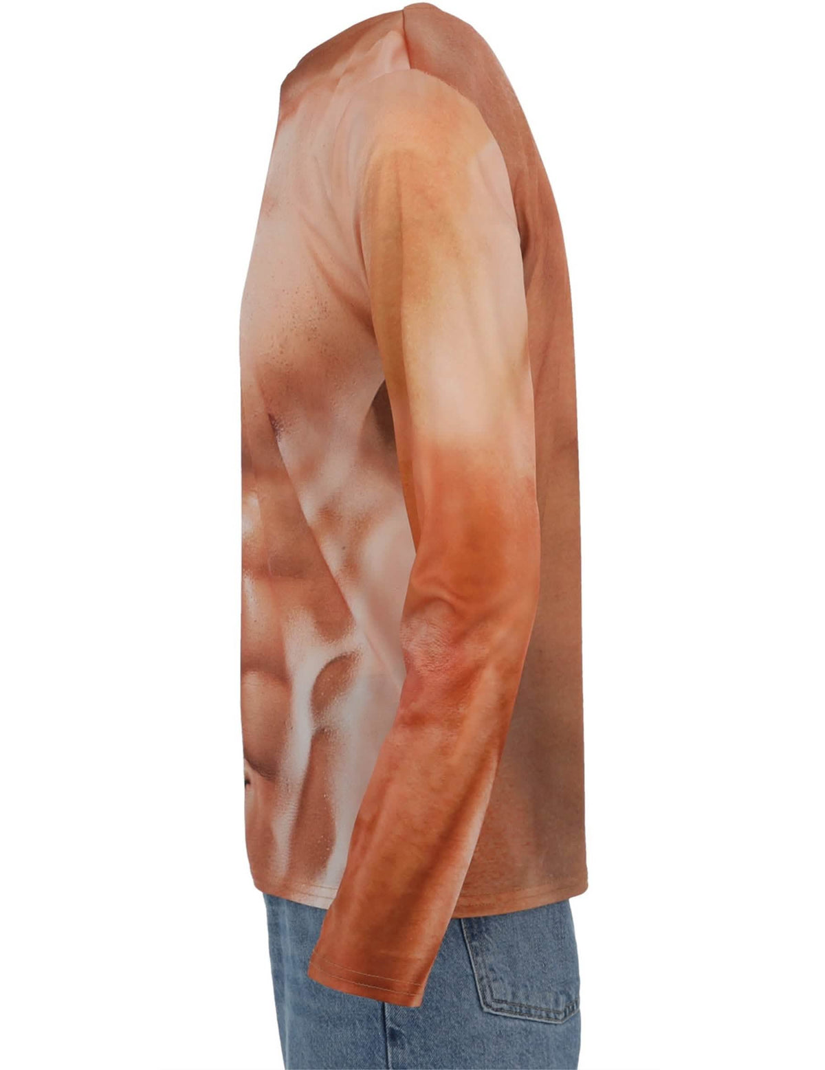Bočni prikaz T-shirt za mišićave odrasli