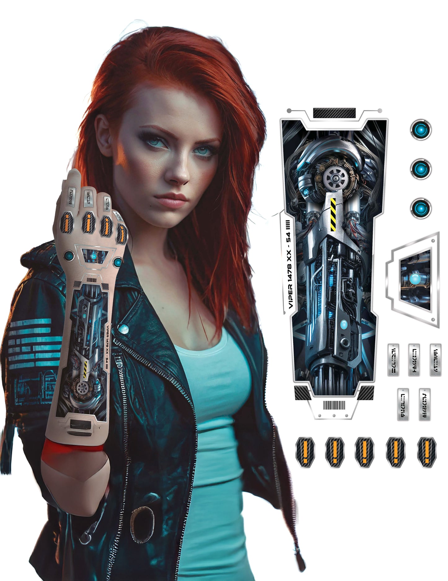 Futuristička tetovaža robotske ruke