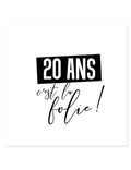 Decoration / Animation Anniversaire 20 ans pour adulte